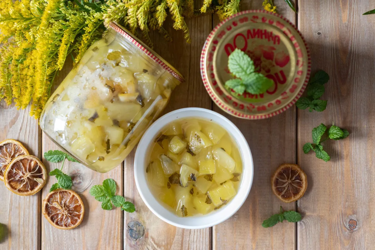 Zdjęcie Cukinia na słodko jak ananas - wyjątkowy przepis na smaczny przetwór