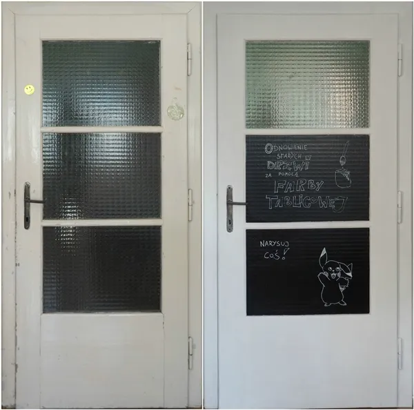 Zdjęcie Czym pomalować szybę w drzwiach, aby uzyskać idealny efekt?