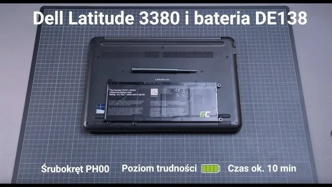 Zdjęcie Wymiana baterii w komputerze Dell - uniknij problemów z zasilaniem