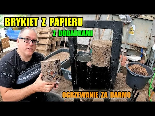 Zdjęcie Jak zrobić brykiet z makulatury - prosta metoda na ekologiczne paliwo
