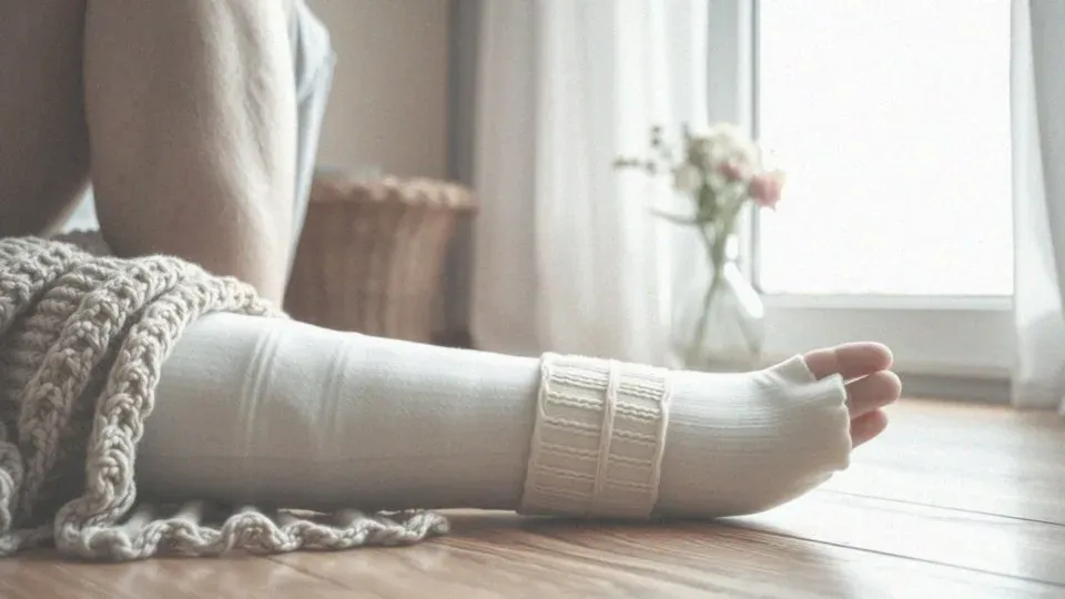 Zdjęcie Jak ćwiczyć nogę po zdjęciu gipsu, aby uniknąć bólu i szybkiej rehabilitacji