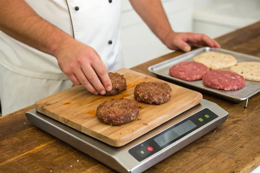 Zdjęcie Ile waży idealny burger? Sprawdź wagę i kalorie