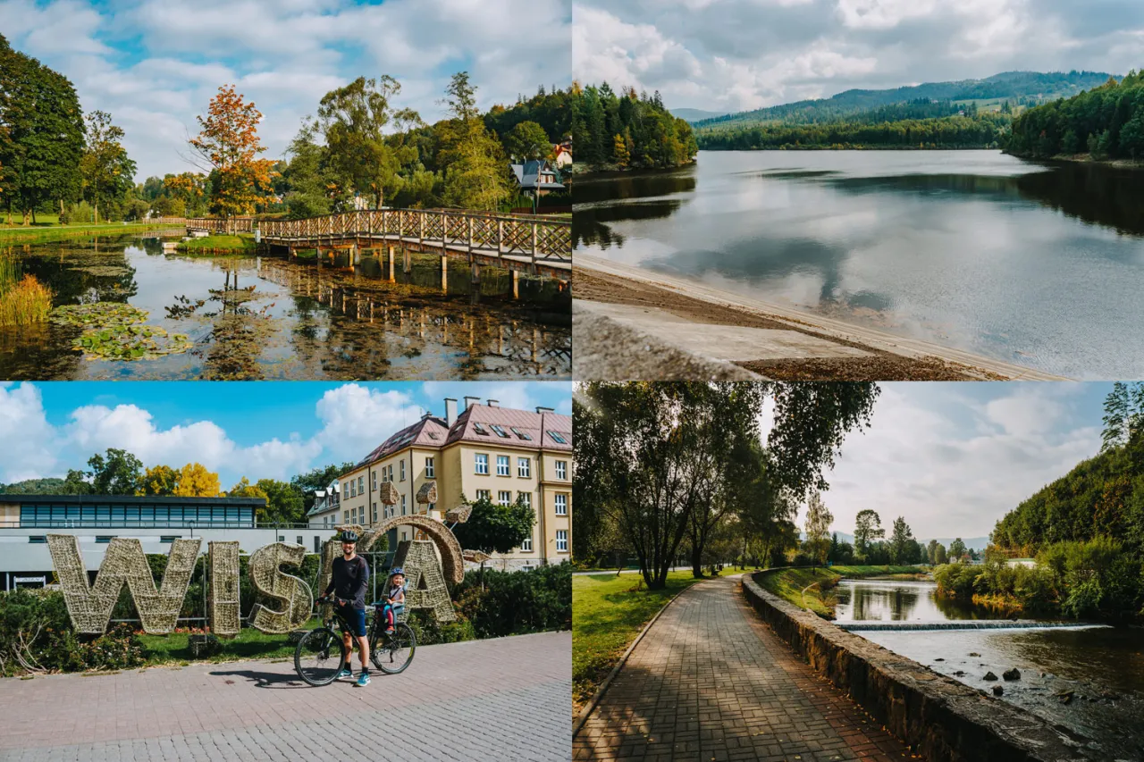 Wisła atrakcje ogólny widok miasto Beskidy