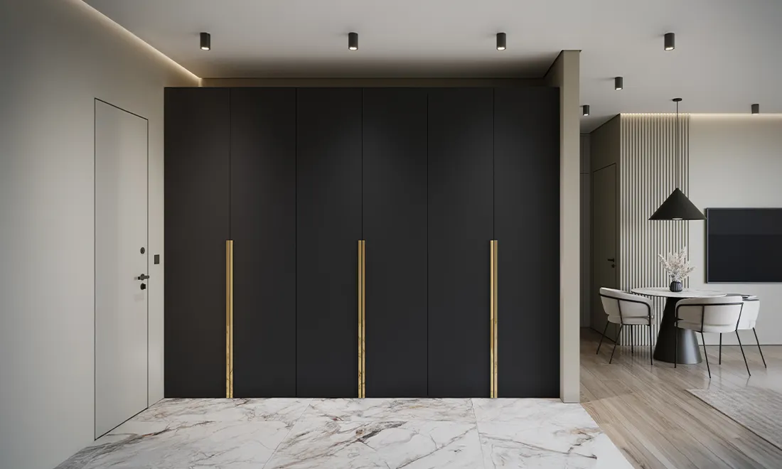 Nowoczesny przedpokój inspiracje kolory 2026