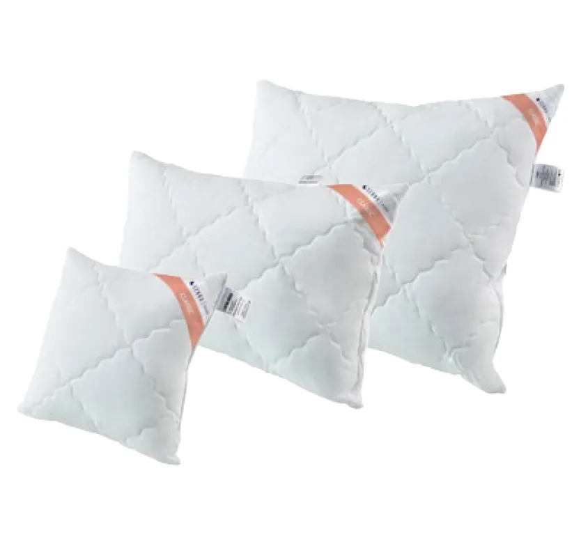 r&oacute;żne rodzaje poduszek hotelowych