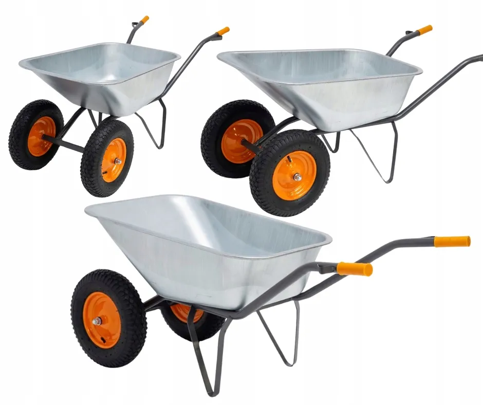 Rodzaje mis taczek ogrodowych metalowa plastikowa