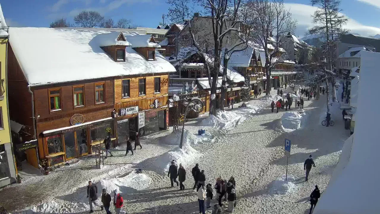 Zakopane widok Tatry Krup&oacute;wki