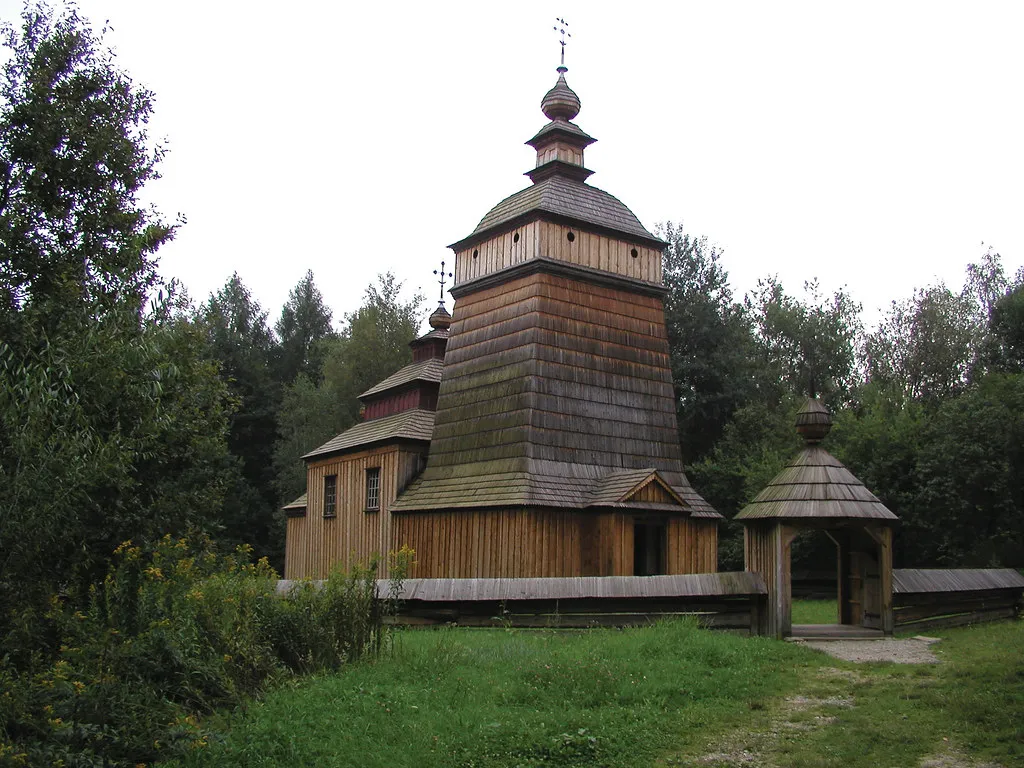 Skansen Nowy Sącz dwór cerkiew