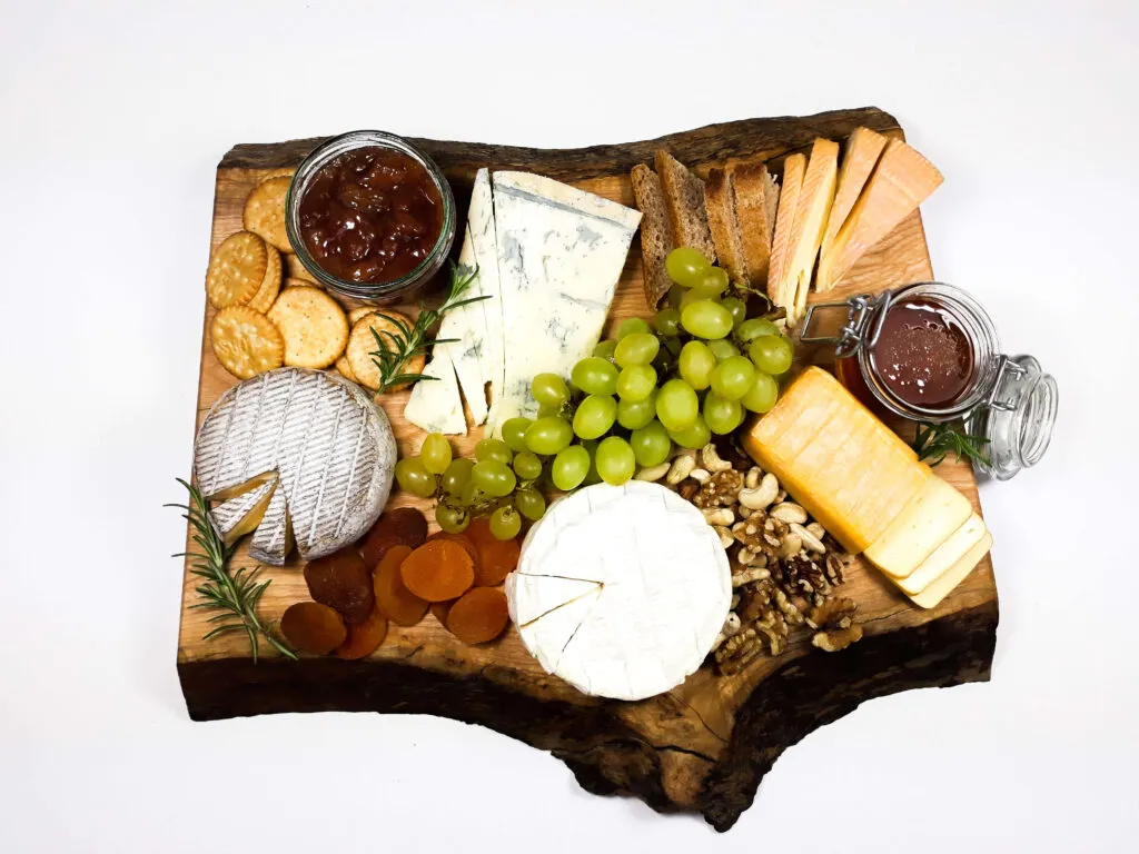 deska serów do grzanego wina
