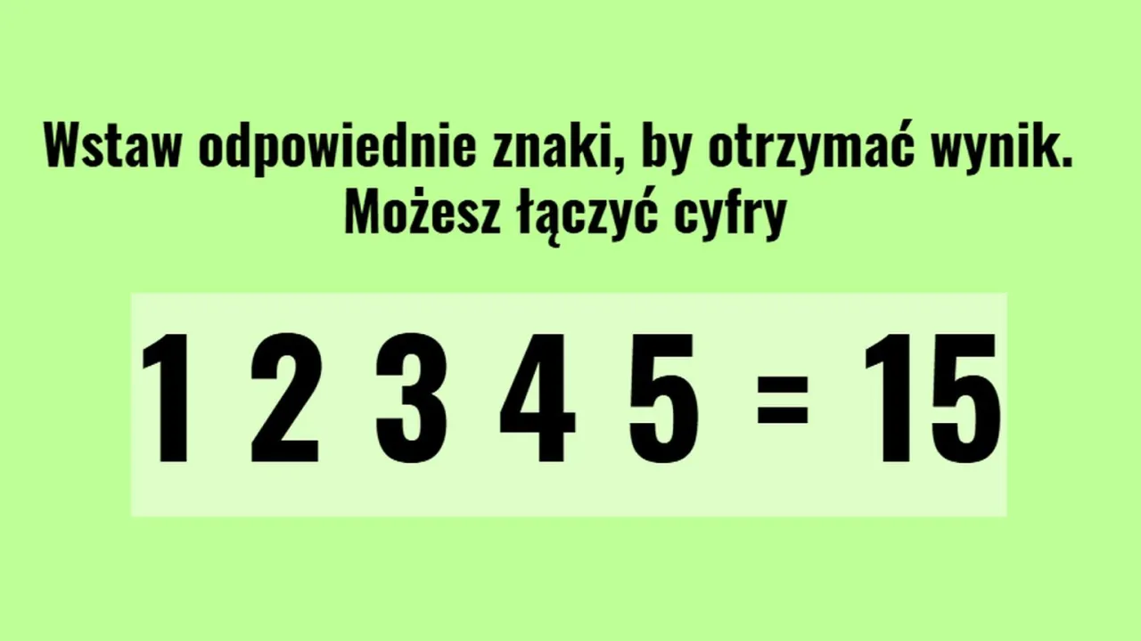zagadka matematyczna pieniądze pytanie