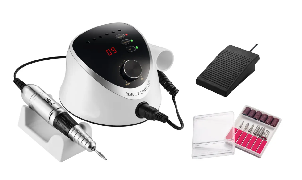 frezarka do paznokci domowa zestaw