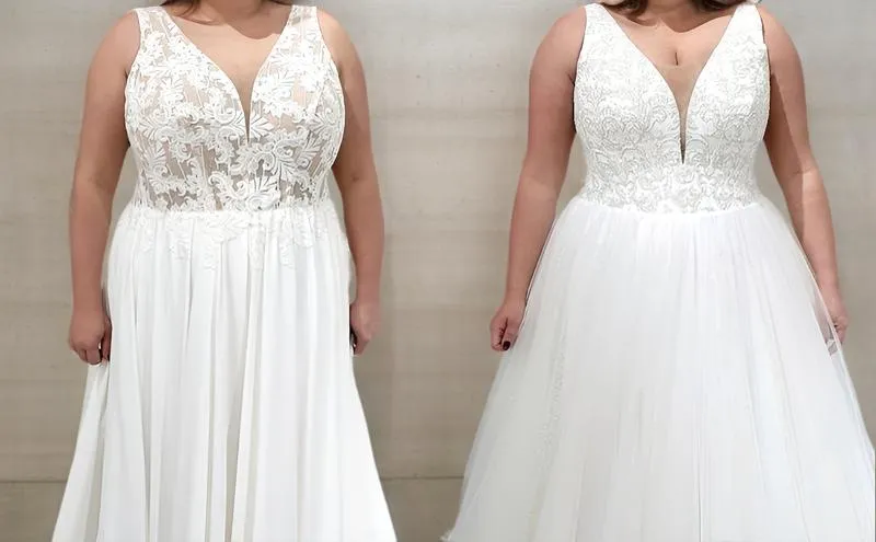 Fasony sukien ślubnych cywilnych do sylwetki