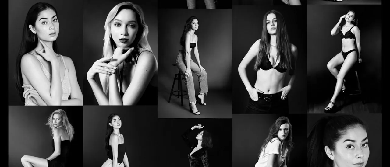 Modelka z różnych typów modelingu porównanie