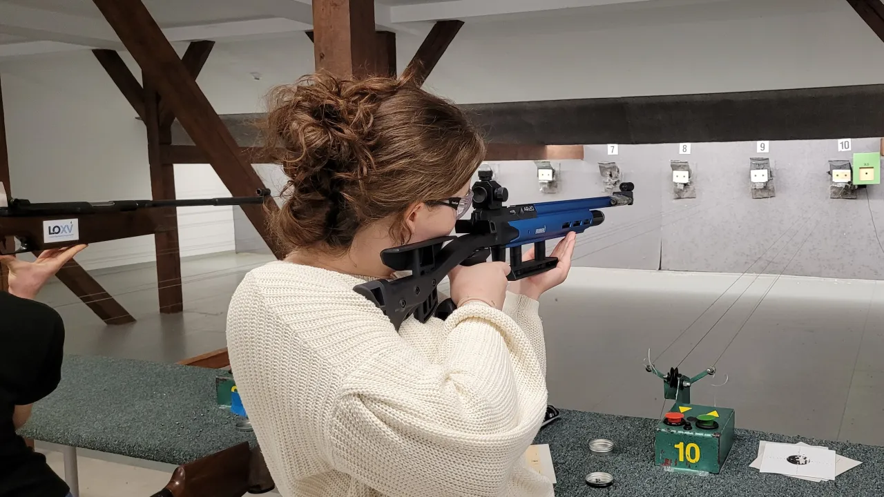 Strzelnica LOK Mielec osie strzeleckie