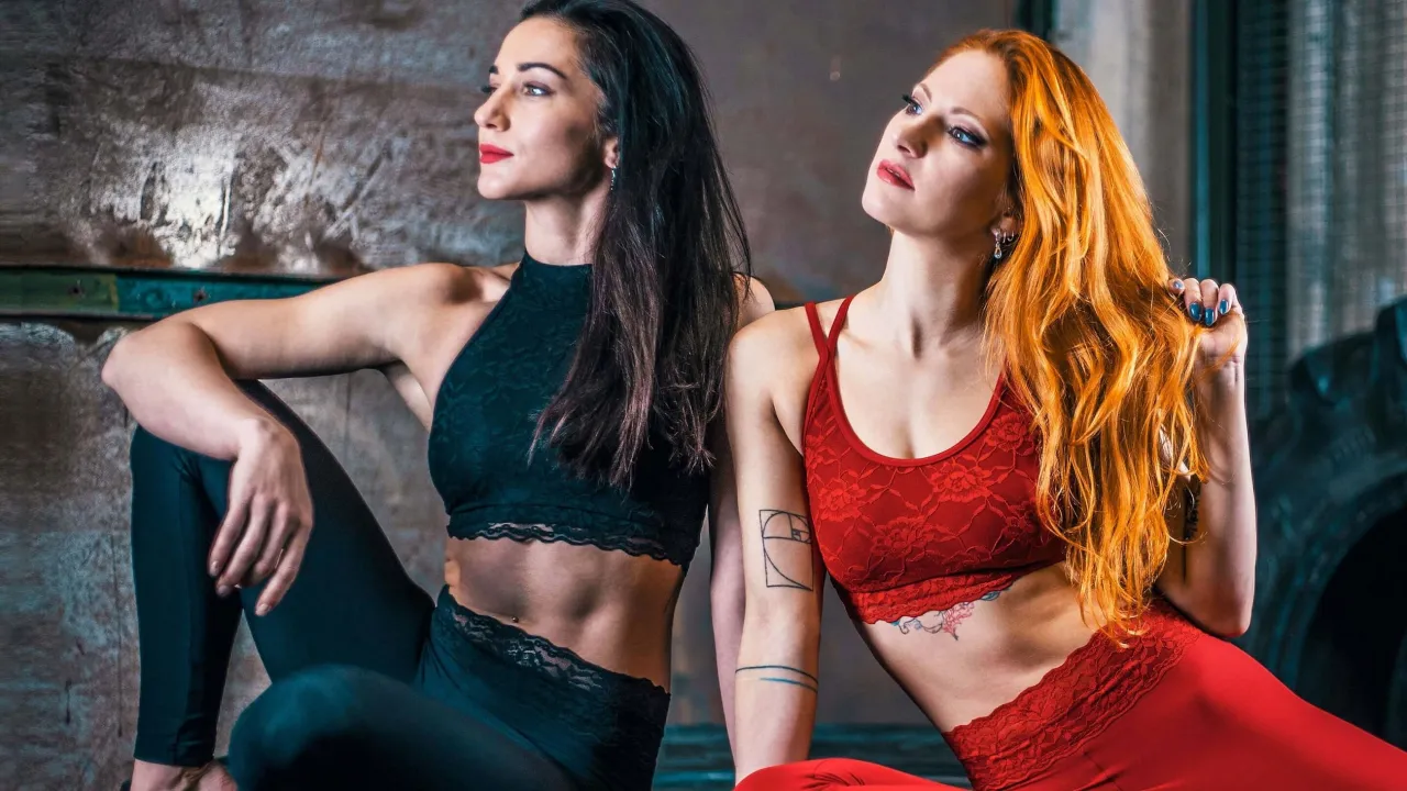 Pole Dance Kleidung Marken Collage