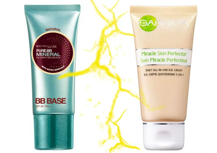 kremy bb garnier maybelline spf por&oacute;wnanie