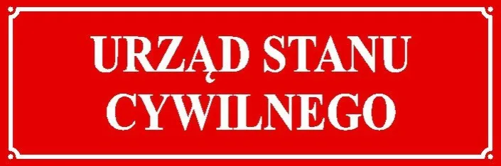 dokumenty urzędowe lub pieczęć Urzędu Stanu Cywilnego