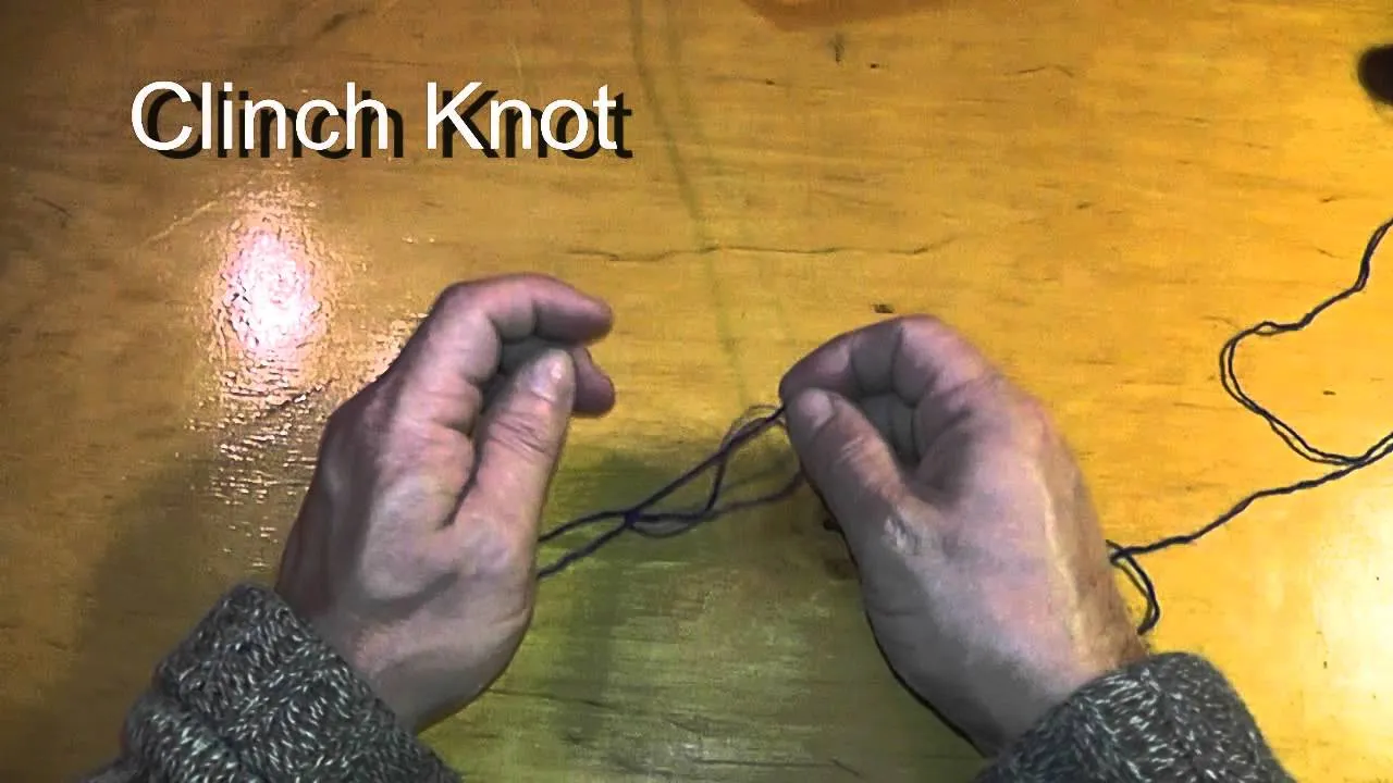 Węzeł Clinch krok po kroku