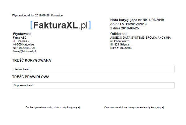 Trzy metody korekty błędnego numeru faktury