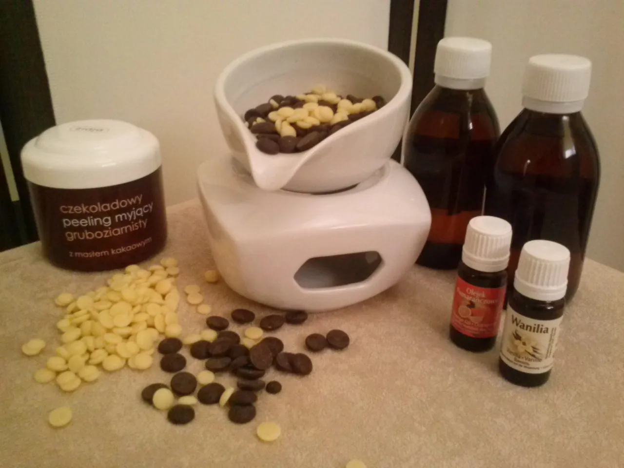 ciemna czekolada do masażu składniki