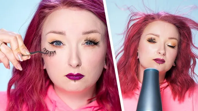 Rzęsy magnetyczne z eyelinerem vs na kanapkę