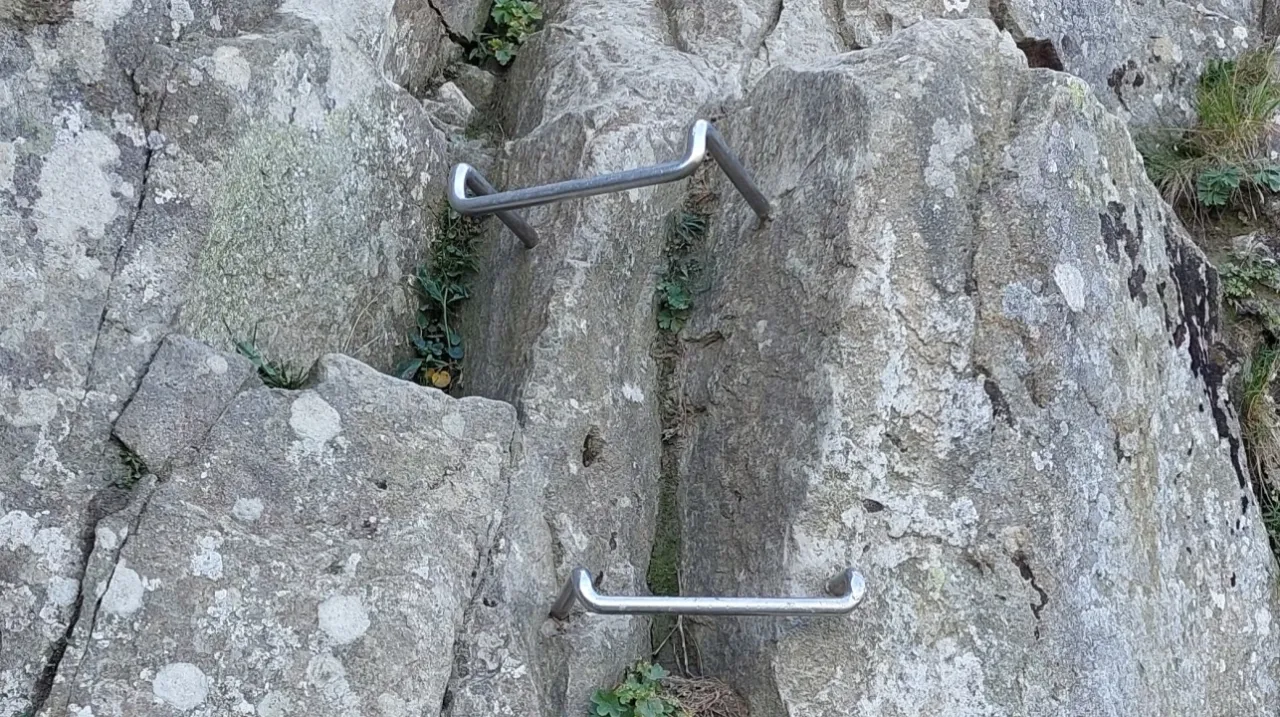 Perć Akademików łańcuchy