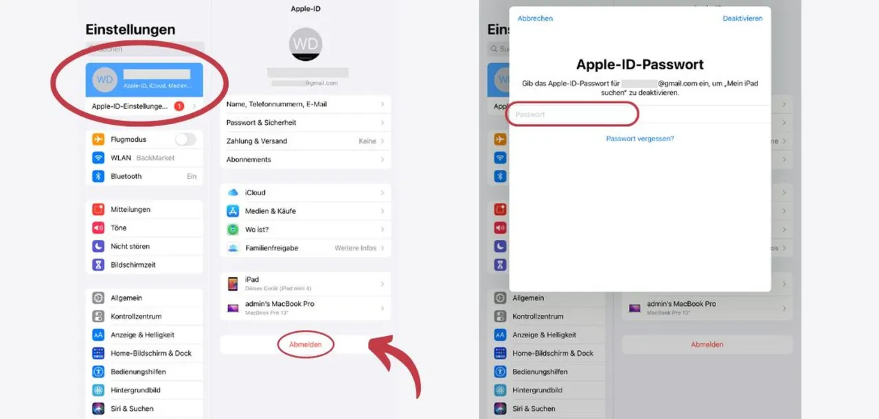 iCloud Wo ist iPhone löschen