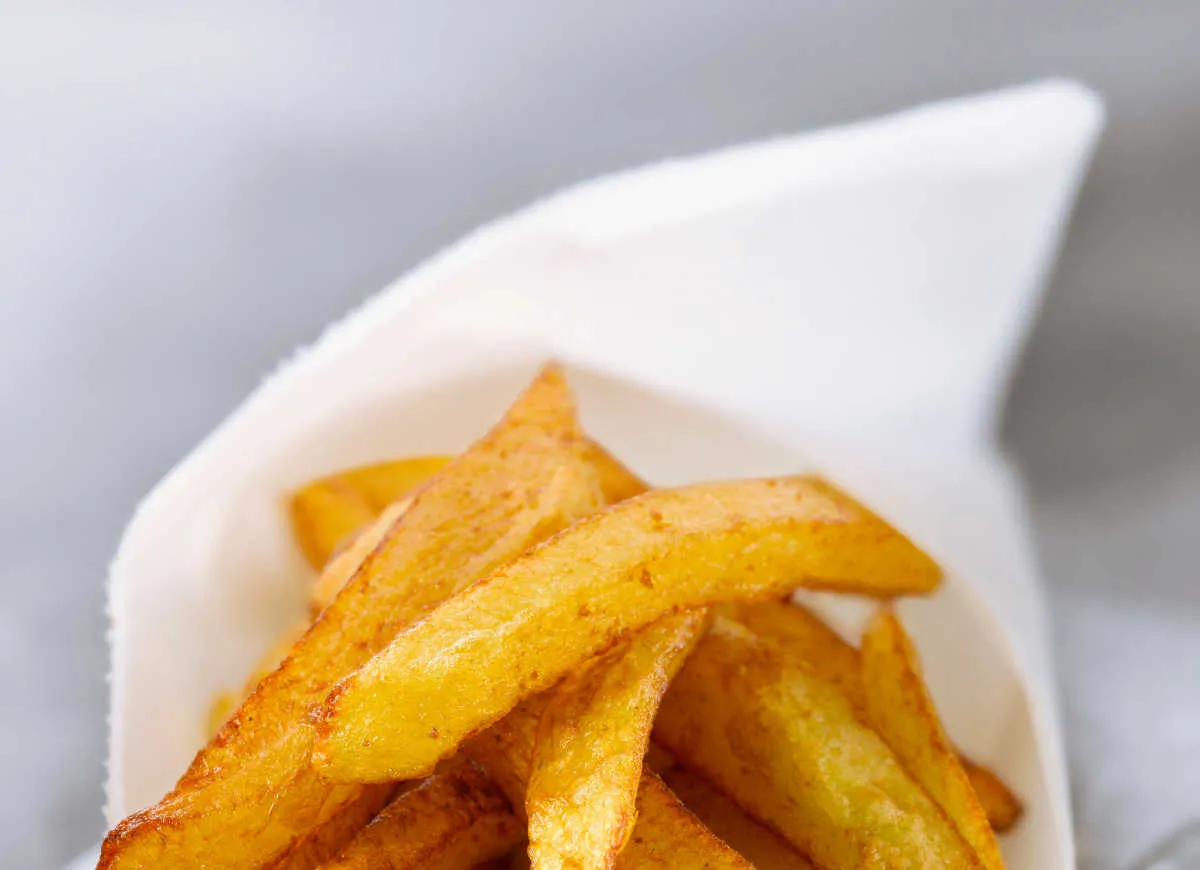 Proces podwójnego smażenia frytek belgijskich