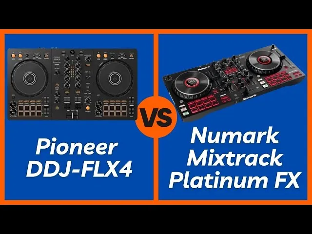 Pioneer DJ DDJ-FLX4 vs Numark Mixtrack Platinum FX por&oacute;wnanie