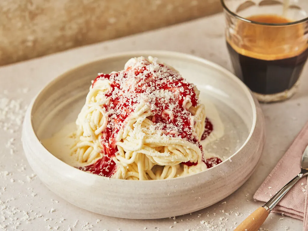 Spaghettieis selbst zubereiten