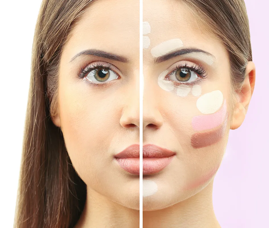 rodzaje korektorów do twarzy i podkładów