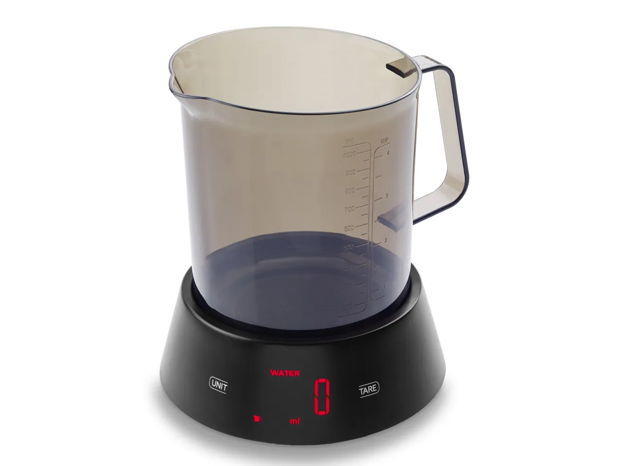 Waga kuchenna z wodą i miarka