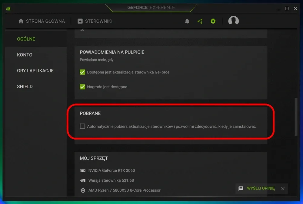 Por&oacute;wnanie ręcznej i automatycznej aktualizacji sterownik&oacute;w