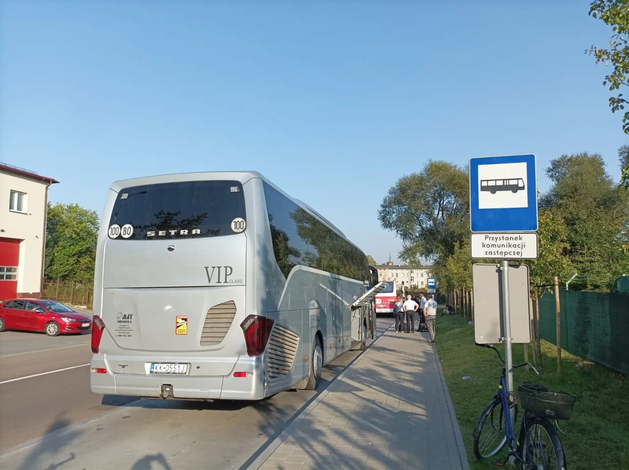 Autobus komunikacji zastępczej PKP oznakowanie