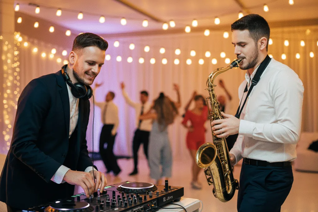 DJ na wesele vs zespół weselny, porównanie kosztów muzyki na ślub