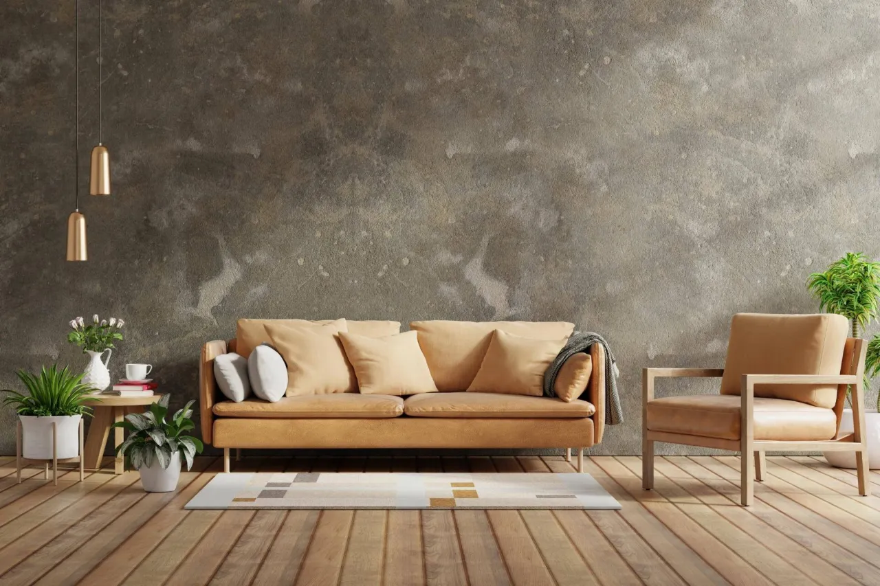 Przykładowe aranżacje ścian z tynkiem dekoracyjnym