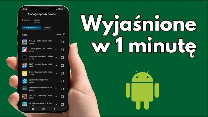 Jak przywr&oacute;cić odinstalowaną aplikację Android Google Play niezainstalowane