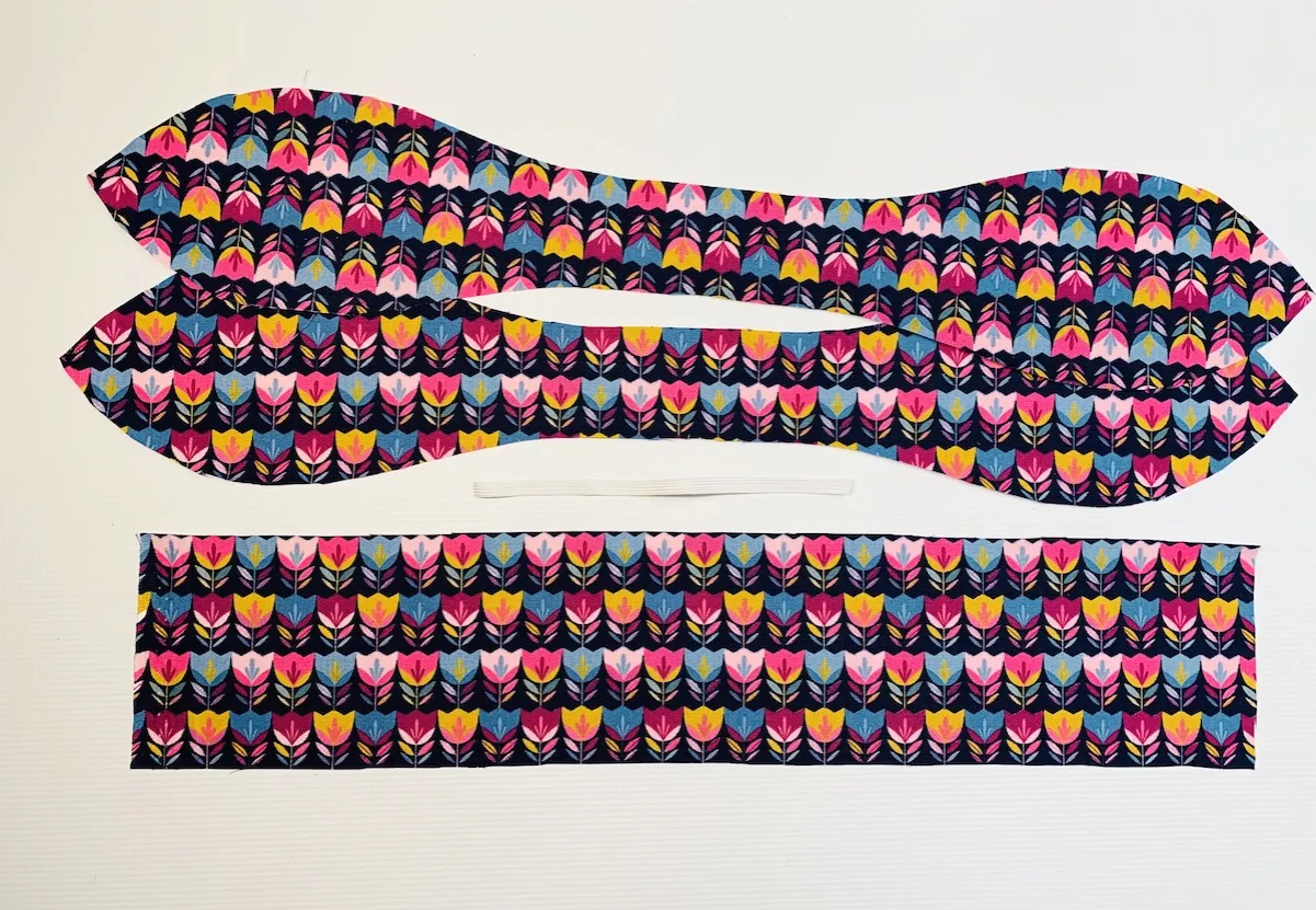 r&oacute;żne tkaniny na gumki scrunchie