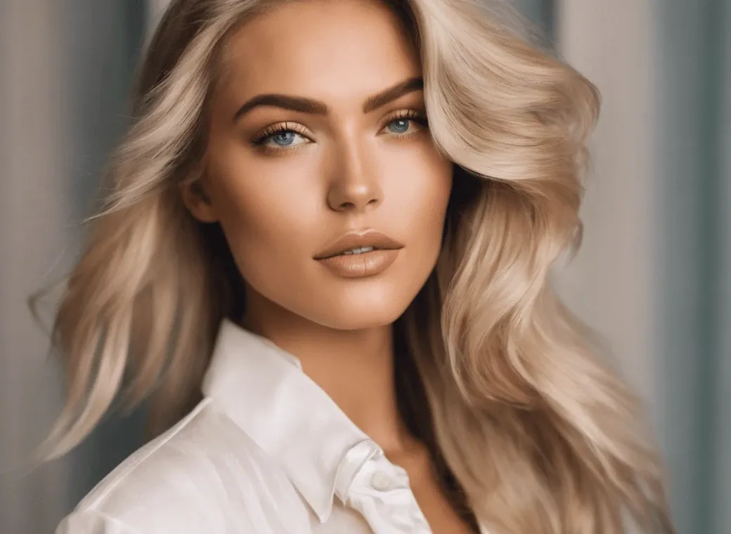 Idealne blondy dla jasnej cery przykłady