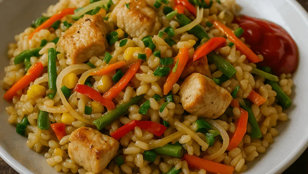 zdrowy obiad z indyka i warzyw