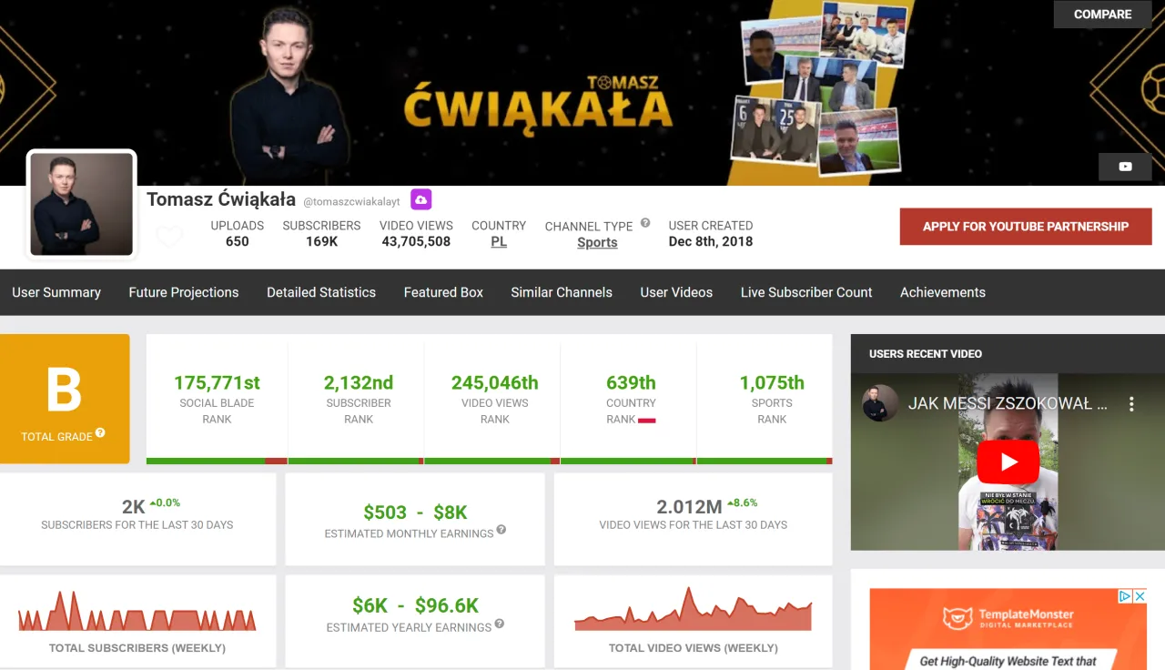 Twórca YouTube współpracujący z marką