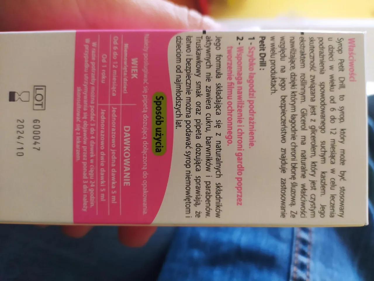 Petit Drill dawkowanie pipeta