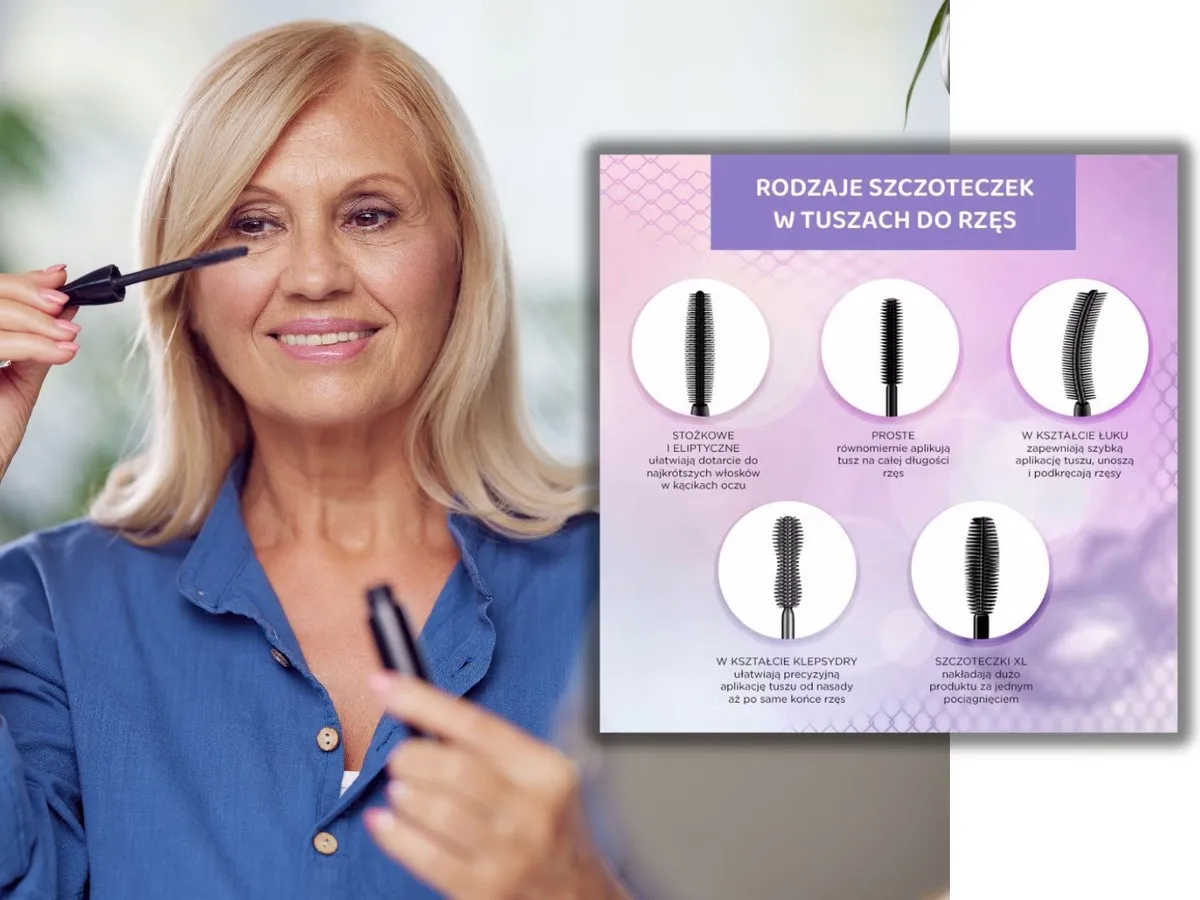 Rodzaje szczoteczek do tuszu do rzęs