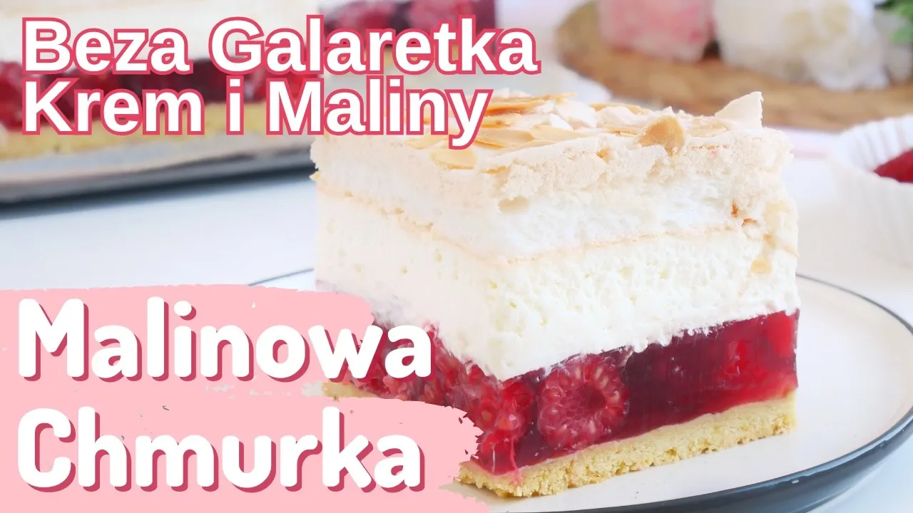beza malinowa chmurka krok po kroku