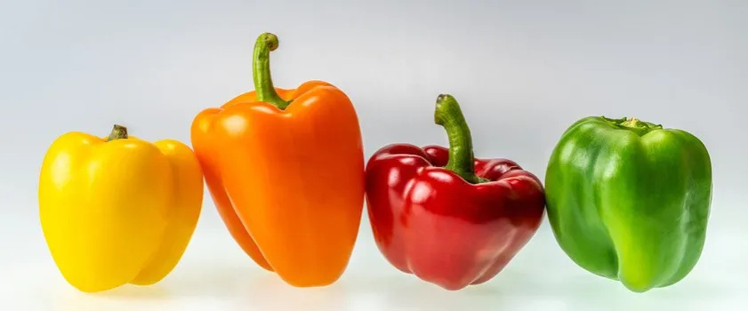 różne rodzaje papryki