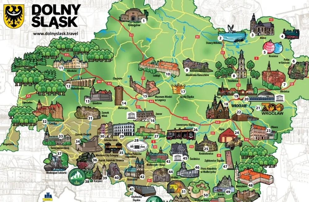 Mapa filmowa Dolnego Śląska Gdzie jest generał