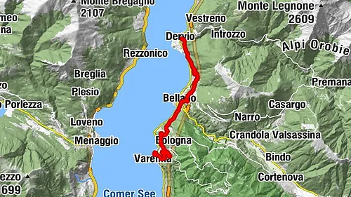 Wandern Comer See Sentiero del Viandante