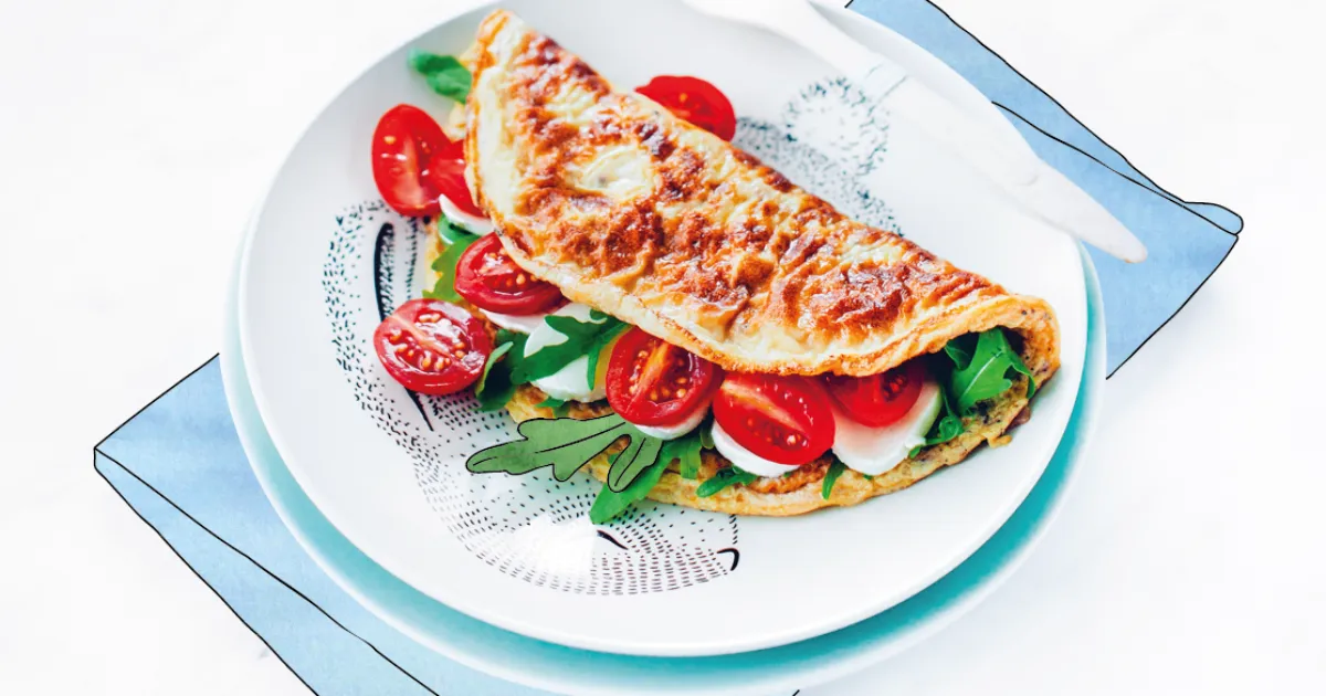 Zdrowy omlet na słono przepisy