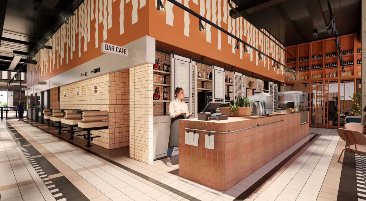 Wnętrze restauracji Stare i Nowe Katowice