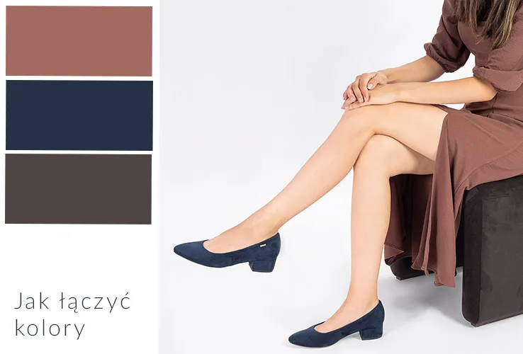 jak dobrać kolor butów do spodni i sukienki przykłady